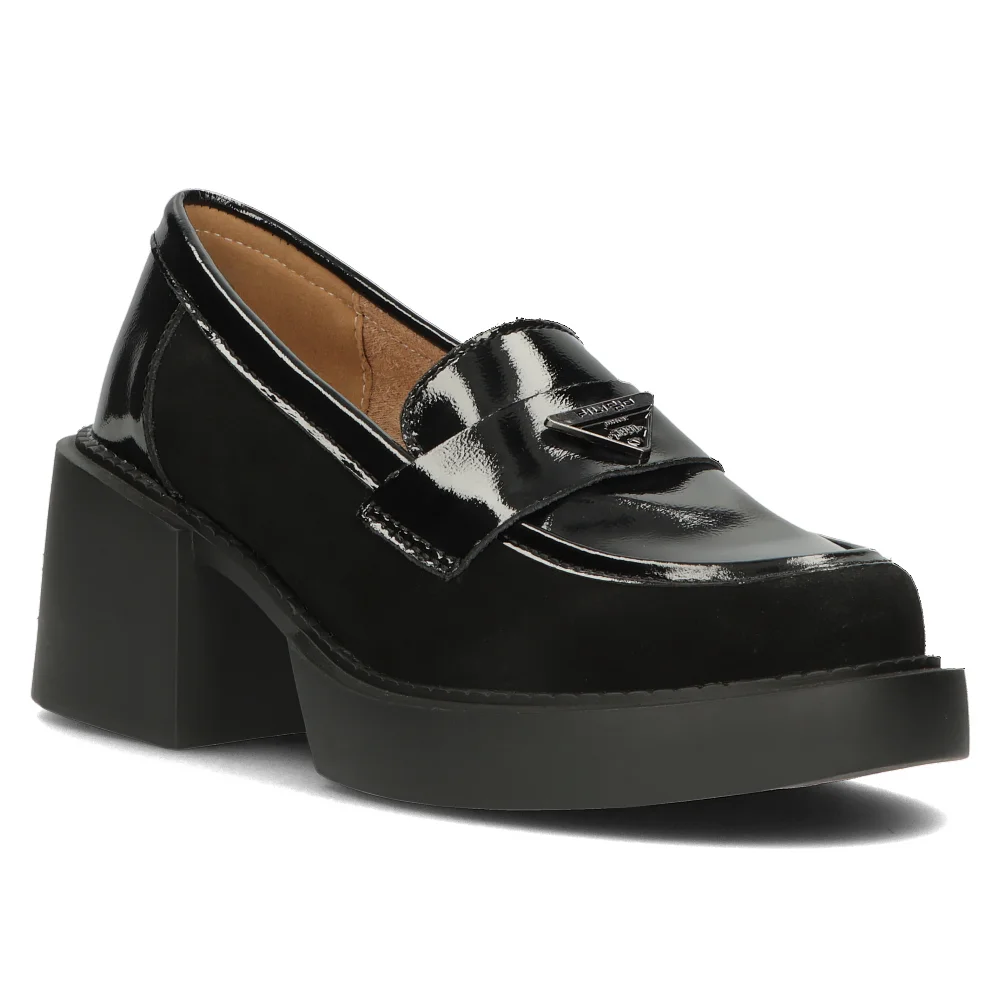 Leather shoes Filippo DP4921/23 BK black