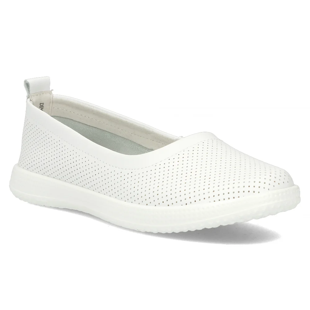 Leather shoes Filippo DP6023/24 WH white