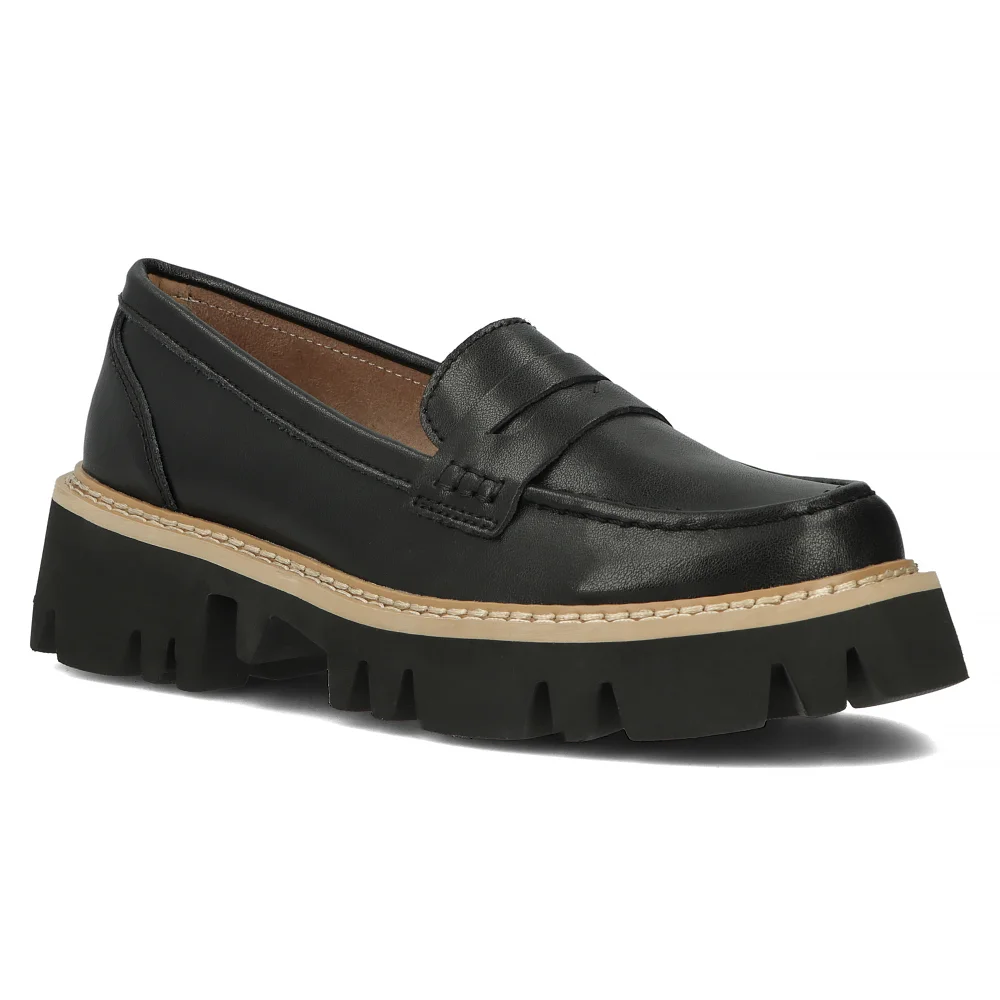 Leather shoes Filippo DP6088/24 BK black