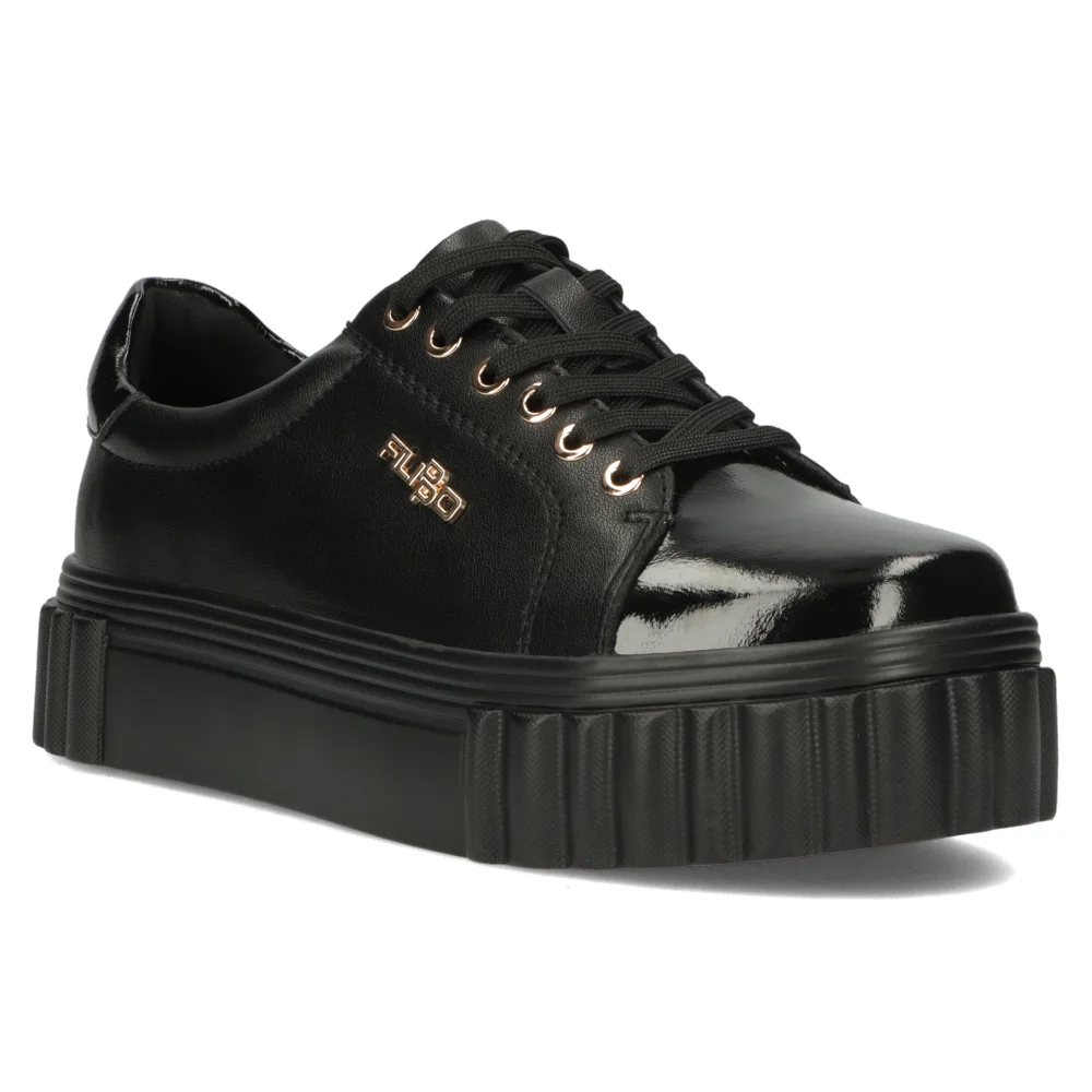 Leather shoes Filippo DP6110/24 BK black
