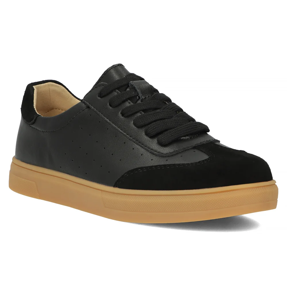 Leather shoes Filippo DP6128/24 BK black