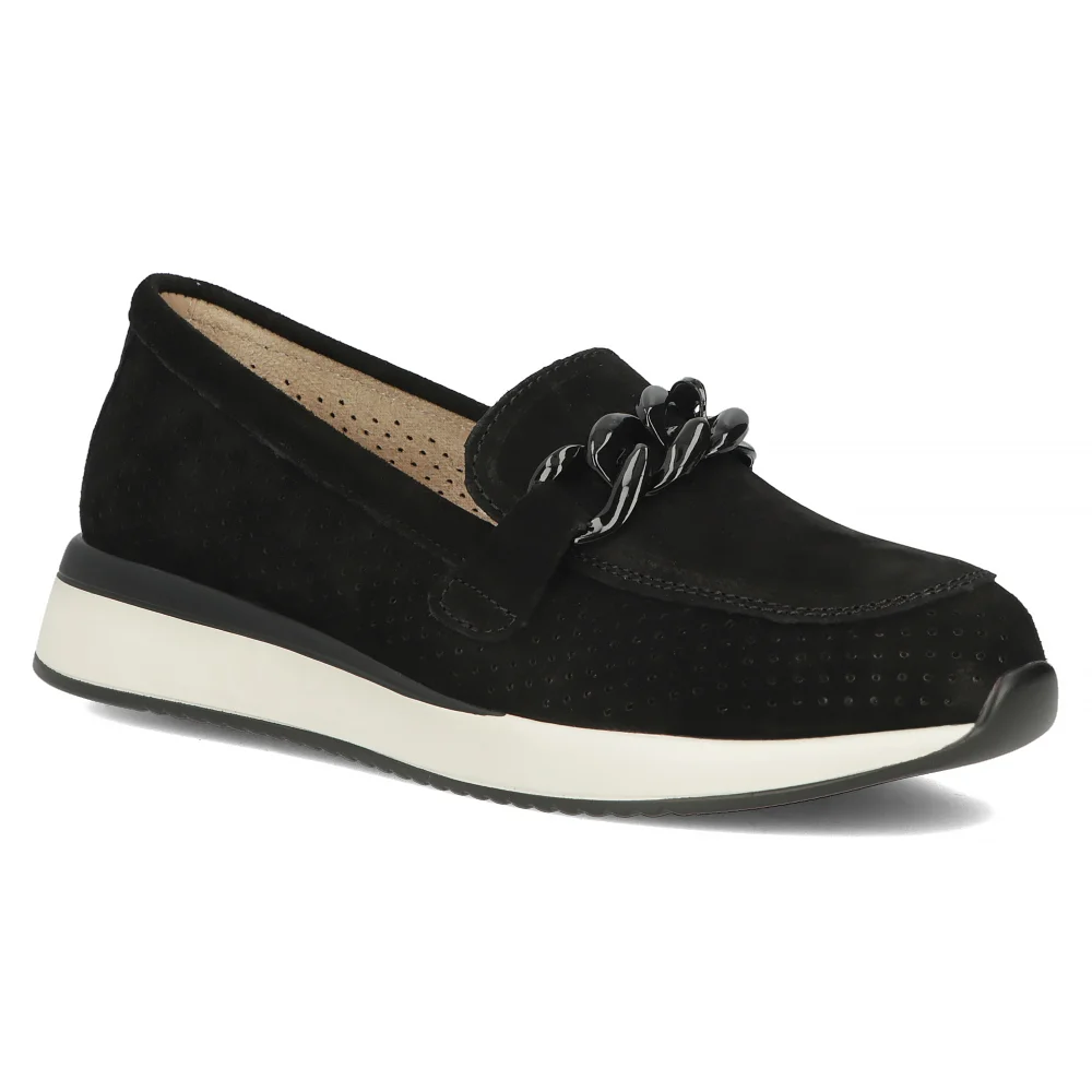 Leather shoes Filippo DP6137/24 BK black