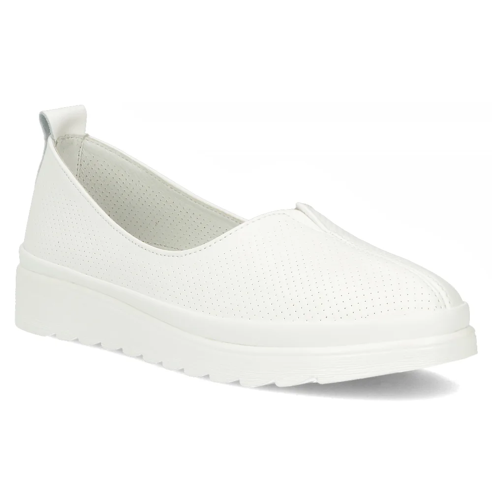 Leather shoes Filippo DP6163/24 WH white