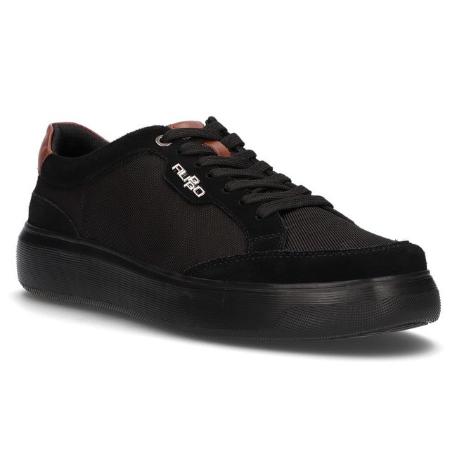 Leather shoes Filippo MP2398/21 BK black