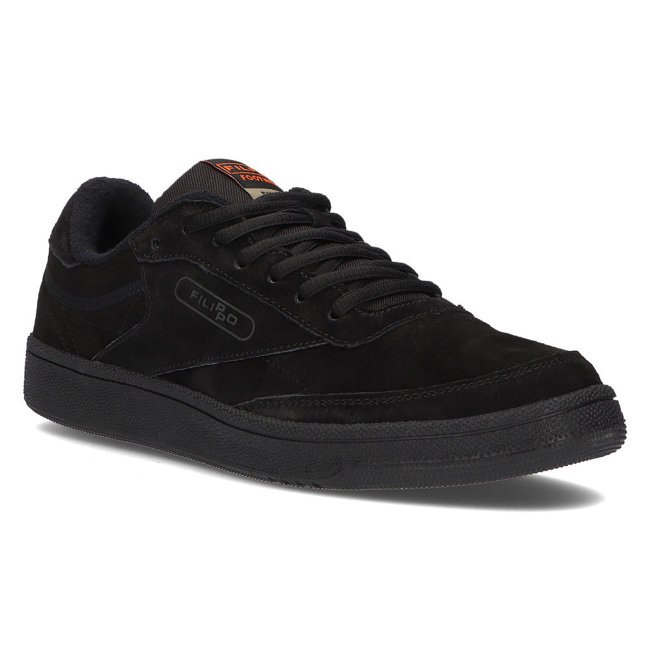Leather shoes Filippo MSP2123/22 BK black