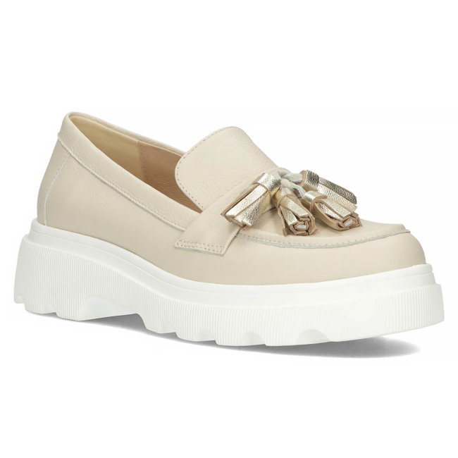 Leather shoes Filippo N926 beige