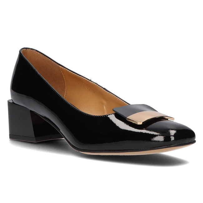Leather shoes Sagan 4633 black