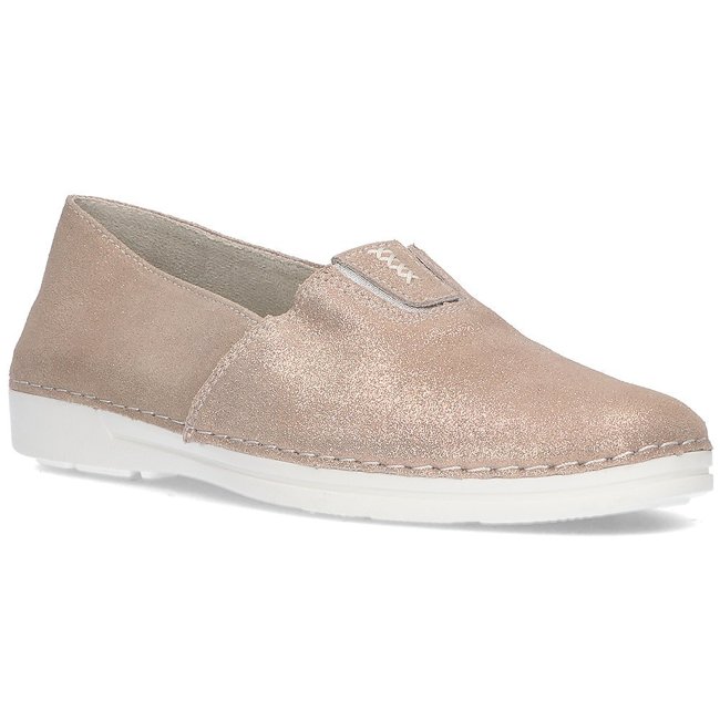 Leather slip-on shoes Filippo DP2134/21 GO gold