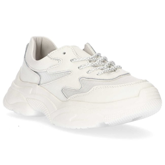 Leather sneakers Filippo DP1410/20 WH white