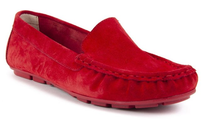 Loafers Filippo 10058 Red Velor