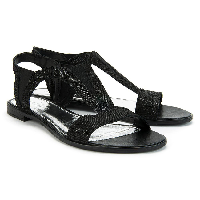Sandals Filippo 467S Black Wyt.