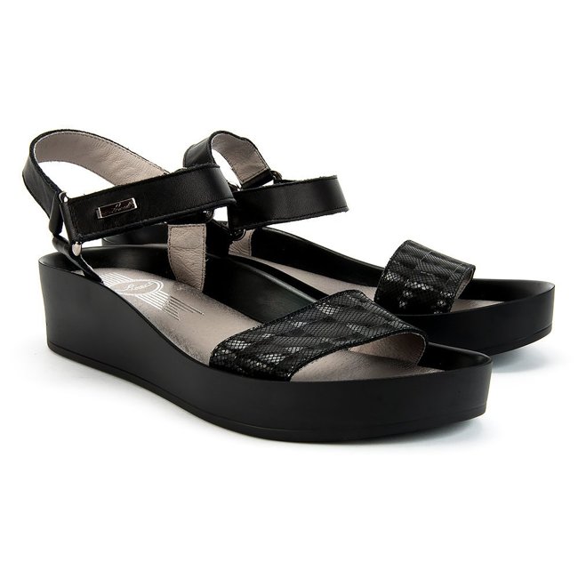 Sandals Lemar 40072 Sv. Black + 3D Black