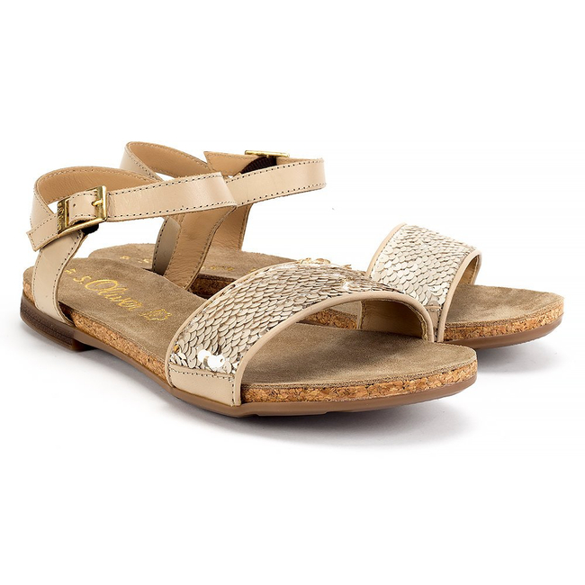 Sandals S.Oliver 5-28134-38 404 Champagner