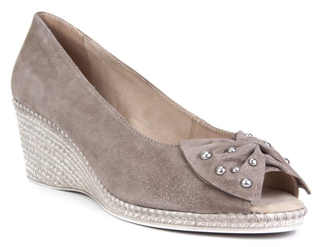 Shoes Caprice 9-29350-22 355 Taupe sparkle