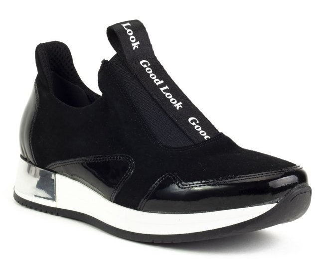 Shoes Claudio Rossetti 450 Black lacquer/zsz