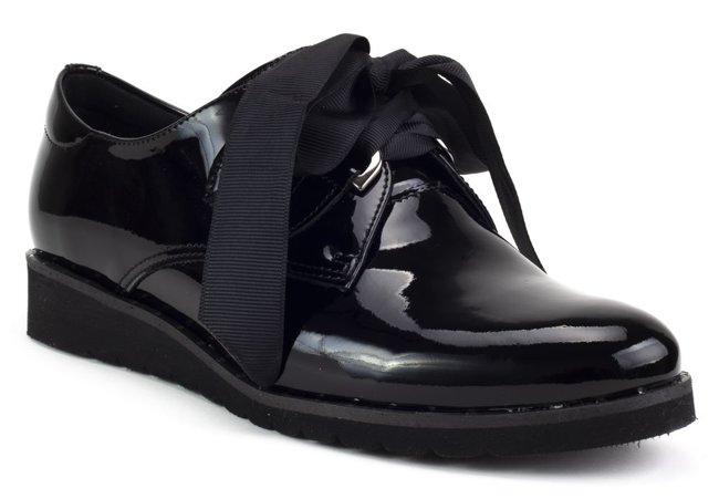 Shoes Filippo 2582 Black Lacquer