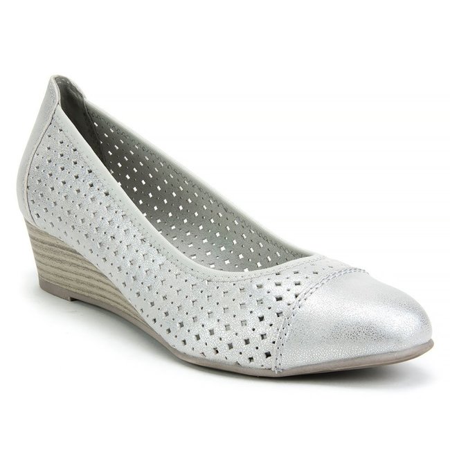 Shoes Jana Soft Line 8-22365-20 191 White Silver