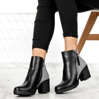 Ankle boots Filippo DBT982/19 BK GR Black Grey