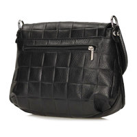 Handbag Toscanio Leather Messenger Bag C262 black