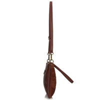 Handbag Toscanio Suede Messenger Bag Braided C87 brown