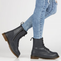 Leather Boots Filippo GL429/22 NV navy blue