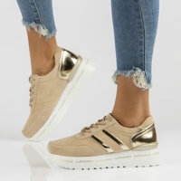 Leather Sneakers Filippo DP3689/22 BE beige
