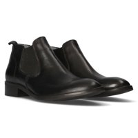 Leather ankle boots Filippo 811 black face