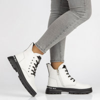 Leather boots Filippo DBT3063/21 WH white