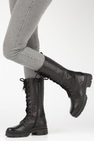Leather boots Simen 4316A Black
