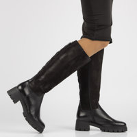 Leather boots Simen 4324A black