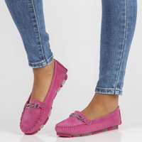 Leather loafers Filippo DP1202/23 FH pink