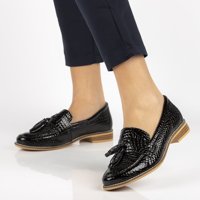 Leather loafers Filippo DP2161/21 BK black