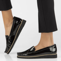 Leather loafers Filippo DP4575/23 BK black