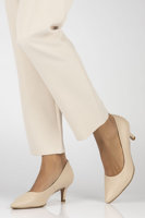 Leather pumps Filippo DP4426/23 BE beige