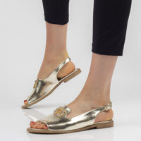 Leather sandals Filippo 116 gold