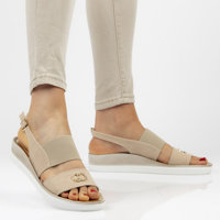 Leather sandals Filippo 179 beige