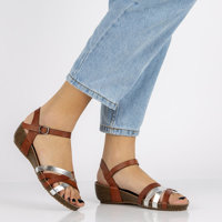 Leather sandals Filippo DS1333/20 BR brown
