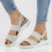 Leather sandals Filippo DS2140/21 SI silver