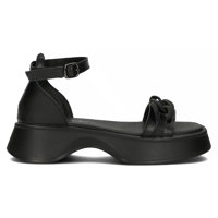 Leather sandals Filippo DS4458/23 BK black