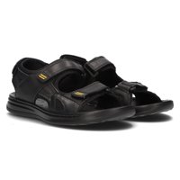 Leather sandals for men Filippo MS2305/21 BK black