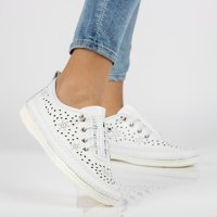 Leather shoes Filippo DP2135/22 WH white
