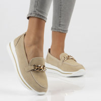 Leather shoes Filippo DP3555/22 BE beige