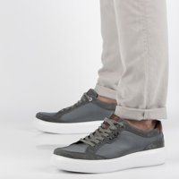Leather shoes Filippo MP2398/21 GR gray