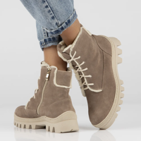 Suede ankle boots Filippo 60339 Taupe