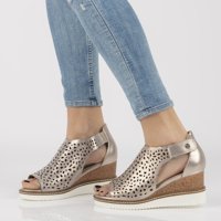 Wedge sandals Filippo DS2074/21 GO gold