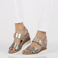 Wedge sandals Filippo DS2077/21 GO gold