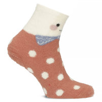 Women's Socks brown dots