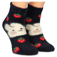 Women's Socks rabbit strawberry