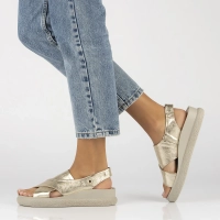 Leather sandals Filippo 40339 gold