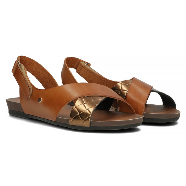 Leather sandals Filippo 40141 brown